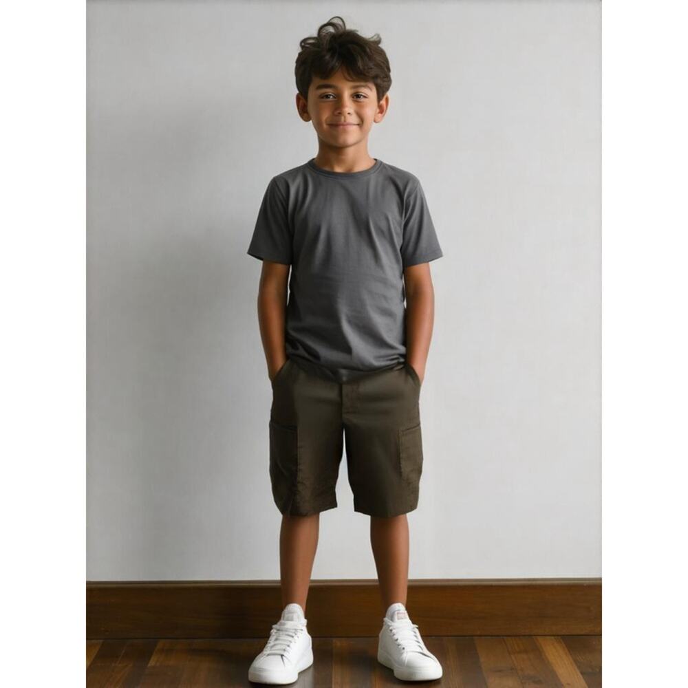 HAWK Gray Boys Shorts Size 16